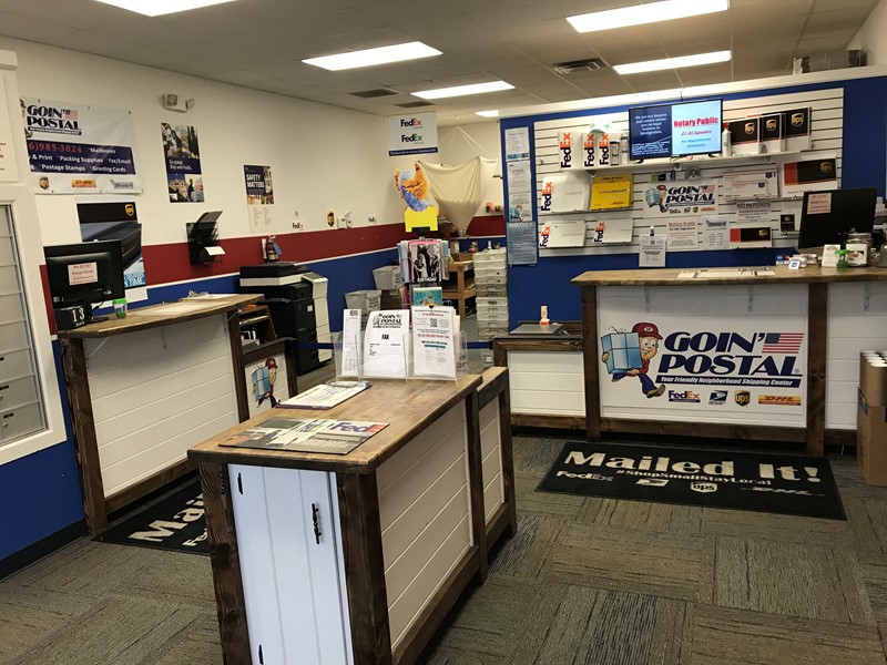 Packing, Shipping, Mailing King, NC Goin Postal